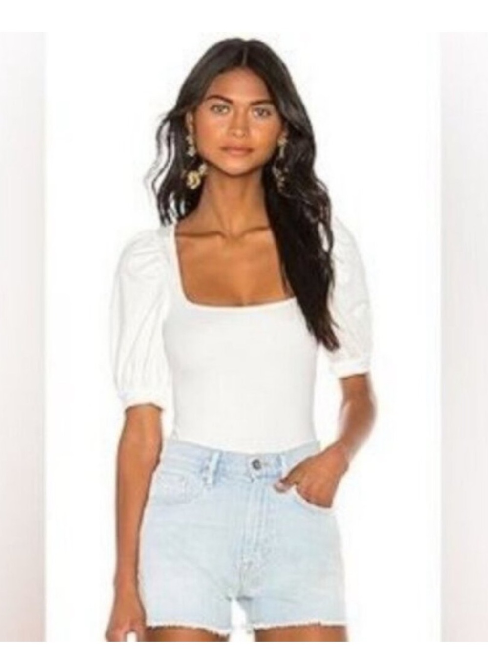 LPA Bria Bodysuit in off white/ cream size small